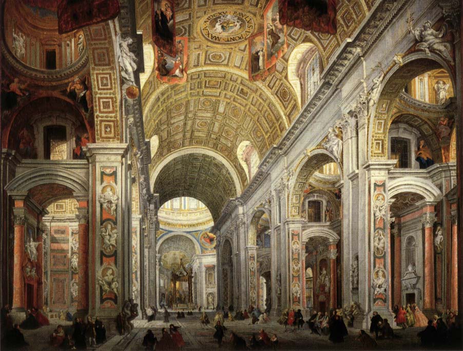 PANNINI, Giovanni Paolo Interior of Saint Peter's